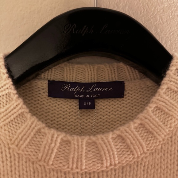 Ralph Lauren Collection Flag Cashmere Crewneck Sweater Pre-Spring 2026 - Picture 6 of 13